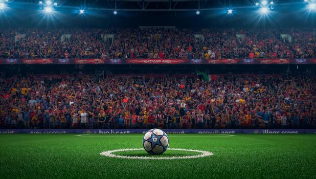 A stadium full of supporters